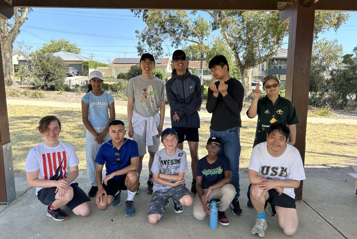 A group of young people