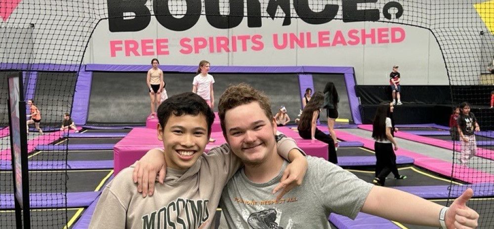 Young people at Bounce Holiday Activity