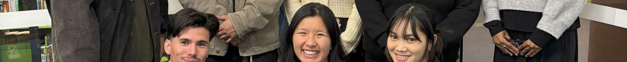 Group of young leaders at the library